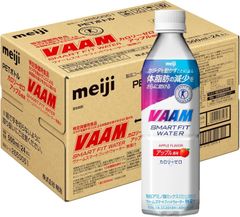明治 ヴァーム スマートフィット ウォーターアップル風味 500ml×2ケース/48本