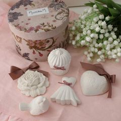 マチルドエム フランス センティッドデコ （限定ＢＯＸ5個セット  ローズエリクサー655)  アロマストーン アロマ 飾り マチルドM Mathilde M. シャビーシック アンティーク風 輸入雑貨 アンティーク 雑貨 姫系 おしゃれ