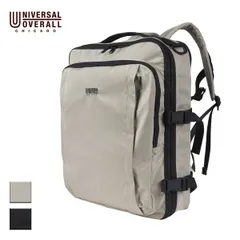 【新品】 UNIVERSAL OVERALL ユニバーサルオーバーオール BT rucksack メンズ/レディース ベージュ/ブラック 39L OS UVO-199のサムネイル