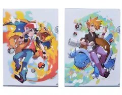 【中古】クリアファイル レッド＆グリーン A4クリアファイル2枚セット Pokemon Trainers 「ポケットモンスター」 ポケモンセンター限定