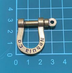 ヴィンテージ スター シャックル キーリング 真鍮 ゴールド