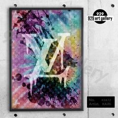 LOUIS VUITTON type☆A4額装済オマージュアートインテリア
