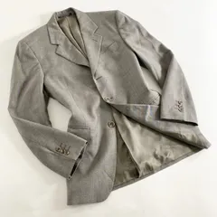 27L2《美品》イタリア製 FENDI フェンディ 3Bテーラードジャケット 46 グレー ブレザー 羽織 上着 フォーマル ビジネス スーツのサムネイル