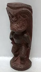Vintage Tiki ヴィンテージティキ 置物 ビンテージ セット Amazon.co.jp: ハワイ製 ビンテージ 大きなTIKIの置物 2 ティキ