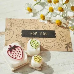 消しゴムはんこ♡苺のセット♡