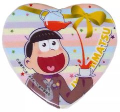 おそ松さん 十四松 学園祭 ハート缶バッジ - メルカリ