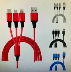 【新品】マルチ充電ケーブル　3in1