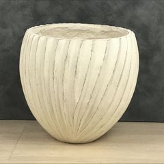 【新品】 直径32cm 植木鉢 おしゃれ ファイバーポット フォーセボウル MW ラウンド 鉢カバー 8号鉢対応