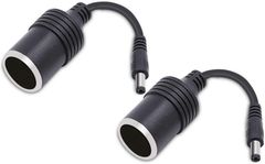 カーバッテリー シガーソケットケーブル 接続 シガーソケットケーブル インバーター用 直結型クリップ式 12V24車対応 YFFSFDC 長さ30cm (2個セット)