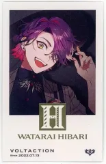 【中古】キャラカード 渡会雲雀(箔押し) 「バーチャルYouTuber にじさんじ ランダムチェキ風カード」 VOLTACTION Half Anniversary