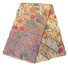 インドネシアで購入手描きバティック芸術品 インドネシア 手描きバティック - アジアの布専門店ウィージャ