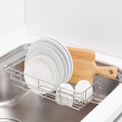 【新品※ショップ出品】＆kit たためるシンク水切りバスケット 折りたたみ 省スペース シンク RG-0602 水切り 水切りバスケット キッチン 便利グッズ