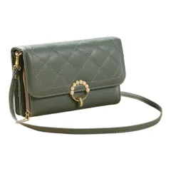 ☆ ダークグリーン ☆ スマホポーチkmini1306 スマホポーチ ショルダー 大容量 ミニショルダー ミニポーチ お財布ポーチ スマホショルダー ミニショルダーバッグ ミニショルダーバック ショルダーバッグ ショルダーバック スマホポシェット ポシェット