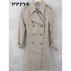 ◇ ◎ 22 OCTOBRE ヴァンドゥーオクトーブル ベルト付 長袖 トレンチ コート サイズ38 ベージュ レディース 【中古】 【1002802571848】