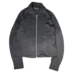 Comme des Garçons tricot black shirt with pleated peplum on