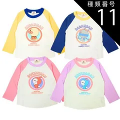 種類11：イエロー/90 新入荷　それいけ！アンパンマン  ４柄長袖Tシャツ 子供服 Tシャツ 長袖