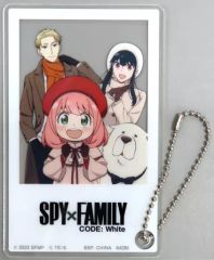 [중고] 열쇠 고리 포저가 / 정면 아크릴 카드 매력 [이치 반 쿠지 극장판 SPY × FAMILY CODE : White] I 상