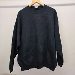 JERZEES ジャージーズ スウェット トレーナー 無地 XL 黒 US ヴィンテージ メンズ 古着 M-C-407