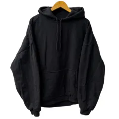 イージー YEEZY ギャップ GAP PULLOVER HOODIE ダブルフェイスパーカー 611814-03-1 パーカ ブラック Mサイズ 201MT-3290