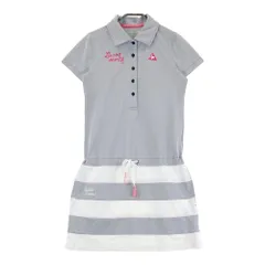 サイズ：M LE COQ GOLF ルコックゴルフ  半袖ワンピース  ネイビー系 [240101533333] ゴルフウェア レディース ストスト