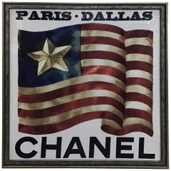 CHANEL PARIS・DALLAS（シャネル パリ・ダラス） スカーフ額装品【アウトレット】