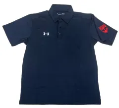 【中古】ポロシャツ・ワークシャツ(キャラクター) UA YAMATO Polo 7 ポロシャツ ミッドナイトネイビー LGサイズ 「宇宙戦艦ヤマト2202 愛の戦士たち 第七章 新星篇」 劇場グッズ