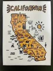 カリフォルニア ステッカー サーフィン ハワイ ムーンアイズ ハーレー ホットロッド 雑貨 アメ車 アメリカ チョッパー USDM シボレー S123