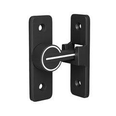 新品 YFFSFDC 90度ドア留め金 90度直角ドアロック 蛍光 亜鉛合金 回転式 フリップラッチロック ドアバックル ボルトラッチ 引き戸 スライドロック 耐震ラッチ 玄関/部屋/バスルーム用ロック 防犯 侵入防止