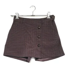 中古 レディース トミーヒルフィガーゴルフ TOMMY HILFIGER GOLF スカート風ショートパンツ M ボルドー×黒