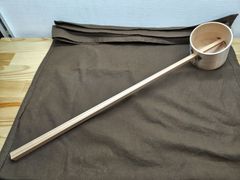 【逢絢亭・新品】茶道具 ツクバイ杓 木地 木製 紙箱入り