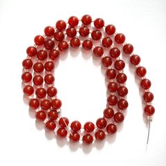 レッドアゲート 6mm  62粒  連材