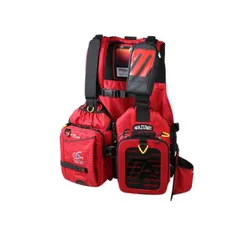 オレンジブルー MZLJ-590 mazume レッドムーンライフジャケットIX F レッド | 釣具 釣り フィッシング