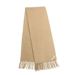 SHA シャー ストール ベージュ | カシミヤ ストール / マフラー | 大判 フリンジ | ブランド ファッション アイテム 小物 雑貨【レディース】【中古】