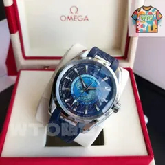 ご購入大歓迎です 新品 未使用 オメガ シーマスター アクアテラ GMT ワールドタイマー マスタークロノメーター ブルー 自動巻き｜本日限定特価｜新品未使用-WTO店名をご確認ください