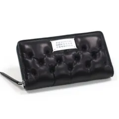 ⭐️ 極美品 メゾン マルジェラ ラウンドファスナー 長財布 ブラック 鑑定済 国内発送】メゾンマルジェラ 長財布 ラウンドファスナー 財布・小物