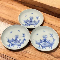 伊万里錦手塩皿16枚10cm明治〜大正期