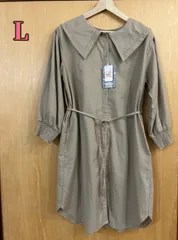 新品未使用タグ付　スザンヌコラボ  エリワンピース  L