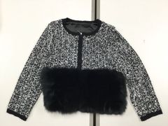 Sheller シェリエ FOXファーツイード ジャケット サイズFREE