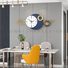 掛け時計 ラグジュアリー 全長 100cm 静音 アナログ おしゃれ かわいい インテリア 北欧 アート ウォール クロック 壁掛け 時計 リビング