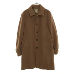 ナノユニバース ウール ステンカラーコート S ベージュ nano universe 中綿 メンズ 古着 【240201】