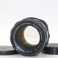 並品 ASAHI PENTAX Super Takumar 50mm f1.4 M42/EFアダプター付き 8枚