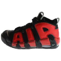 NIKE (ナイキ) AIR MORE UPTEMPO 96 エアモアアップテンポ ハイカットスニーカー ブラック/レッド/ネイビー US10/28cm DJ4400-001