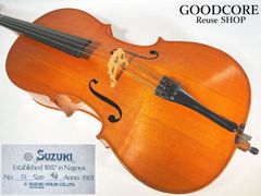 【ジャンク品】 SUZUKI スズキ No.75 4/4 チェロ 1981年製 弦楽器