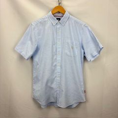 Stussy ボタンダウン 半袖 ワンポイントシャツ 胸ポケット 日本製 サイズM 07061406 01