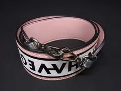 ■新品同様■ Samantha Vega サマンサベガ レザー バッグ用 ショルダーストラップ 斜め掛け レディース ピンク系×ブラック系 BE3925