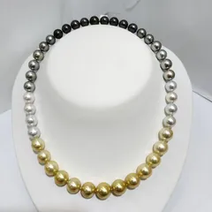 大珠☆希少】あこや真珠 ネックレス グラデーション 8.4mm〜 8.7mm