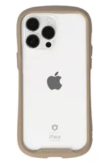 iFace Reflection iPhone 14 Pro Max ケース クリア 強化ガラス (ベージュ)【アイフェイス アイフォン14promax 用 iphone14プロマックス 用 カバー 韓国 耐 [ベージュ・iPhone14 Pro Max専用]