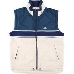 古着 90~00年代 アディダス adidas 中綿ベスト メンズM相当/eaa585820