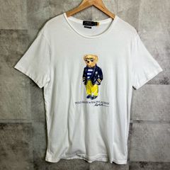 現行 ポロラルフローレン Tシャツ ポロベア サングラス カスタムスリムフィット 白 Lサイズ ★お値段交渉を受け付けます。