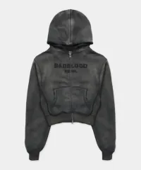 BADBLOOD ジップアップパーカー BADBLOOD Classic Logo Hood Zip-Up 5BMM057 (BADBLOOD/パーカー